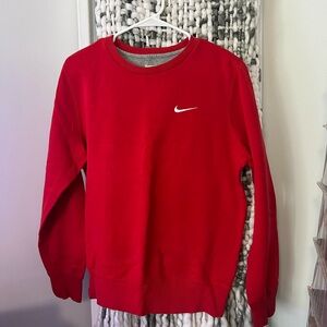 Nike Red Crewneck